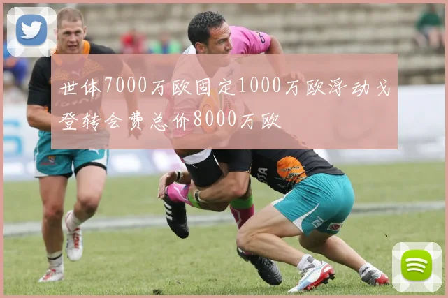 世体7000万欧固定1000万欧浮动戈登转会费总价8000万欧